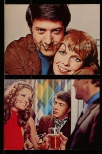 4x114 JOHN & MARY 8 color 7.5x10 stills '69 Dustin Hoffman, Mia Farrow, directed by Peter Yates!