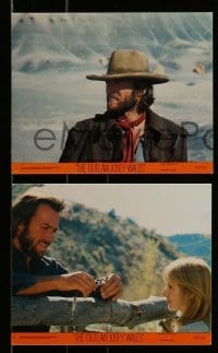 4x211 OUTLAW JOSEY WALES 5 8x10 mini LCs '76 Clint Eastwood w/ sexy Sandra Locke, Chief Dan George!