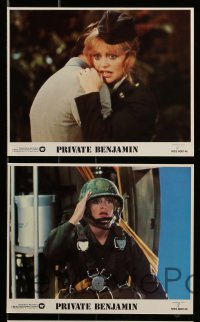 4x147 PRIVATE BENJAMIN 8 8x10 mini LCs '81 Eileen Brennan, Robert Webber, Goldie Hawn in the army!