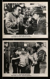 4x380 REQUIEM FOR A HEAVYWEIGHT 18 8x10 stills '62 Anthony Quinn, Jackie Gleason, Rooney, boxing!