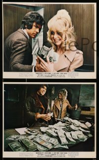 4x031 $ 11 color 8x10 stills '71 bank robbers Warren Beatty & sexy Goldie Hawn!