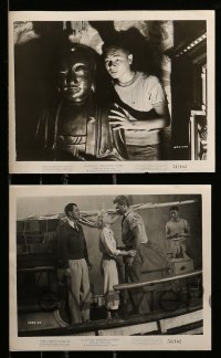 4x768 SMUGGLER'S ISLAND 5 8x10 stills '51 Jeff Chandler, Evelyn Keyes, Pirate Port of China Seas!