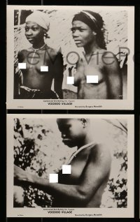 4x671 SORCERERS' VILLAGE 7 8x10 stills R60s great images of natives in the Voodoo Village!