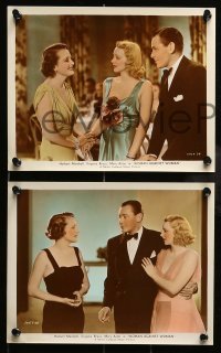 4x005 WOMAN AGAINST WOMAN 7 color 8x10 stills '38 Mary Astor, Herbert Marshall, Virginia Bruce!
