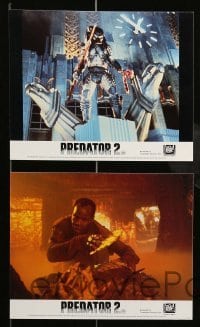 4x145 PREDATOR 2 8 color English FOH LCs '90 Danny Glover, Gary Busey, cool sci-fi images!