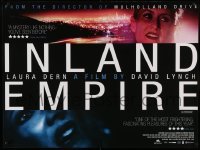 4y190 INLAND EMPIRE British quad '07 Laura Dern, Jeremy Irons, directed by David Lynch!