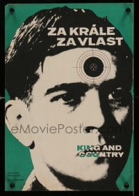 4y518 KING & COUNTRY Czech 11x16 '66 directed by Joseph Losey, Dirk Bogarde, different!