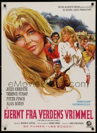 4y222 FAR FROM THE MADDING CROWD Danish '69 Julie Christie, Terence Stamp, Peter Finch!