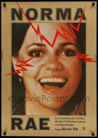 4y094 NORMA RAE East German 23x32 '80 Sally Field, the story of a woman with courage, different!