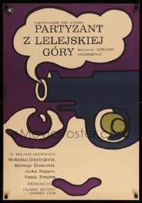 4y930 MOUNT OF LAMENT Polish 23x33 '68 Velimirovic's Lelejska gora, Zbikowski art of smoking gun!
