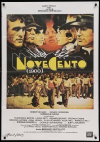 4y262 1900 Spanish R1980s Bernardo Bertolucci, Robert De Niro, cool different art!