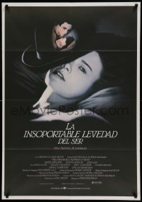 4y323 UNBEARABLE LIGHTNESS OF BEING Spanish '88 Day-Lewis, different image of sexy Lena Olin!