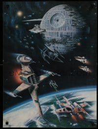 4z011 RETURN OF THE JEDI fan club 20x27 special '83 George Lucas classic, space battle, fan club!