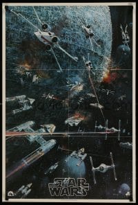 4z003 STAR WARS 22x33 music poster '77 George Lucas classic sci-fi epic, John Berkey artwork!