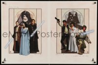 4z043 STAR WARS CELEBRATION IV signed AP 24x36 art print '07 by Russell Walks, 1977 to 2007!