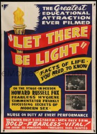 5c171 LET THERE BE LIGHT 2sh '40s fearless hygiene commentator tells secrets of modern sex, rare!