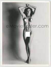 5c198 BIG NUDE V PARIS deluxe 8.25x11 photo '90s full-length sexy nude model by Helmut Newton!