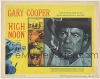 5c102 HIGH NOON TC '52 c/u of Gary Cooper + key scenes from film's climax, Fred Zinnemann classic!