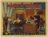 5c149 MR. SMITH GOES TO WASHINGTON LC '39 Frank Capra, Jean Arthur w/James Stewart in his office!
