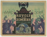 5c118 REVOLT OF THE ZOMBIES TC '36 wonderful art of WWI soldiers fighting the undead, super rare!