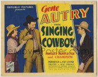 5c119 SINGING COWBOY TC '36 Lois Wilde behind Lon Chaney Jr. staring at Gene Autry, ultra rare!