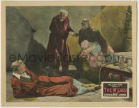 5c167 WIZARD LC '27 mad doctor with ape monster George Kotsonaros holding unconscious woman, rare!