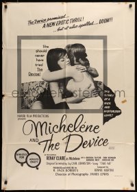 5c183 MICHELENE & THE DEVICE 1sh '68 she should've never tried it because it was sick & distorted