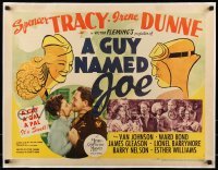 5d152 GUY NAMED JOE style B 1/2sh '44 WWII pilot Spencer Tracy loves Irene Dunne after death!