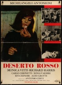 5d221 RED DESERT Italian 27x37 pbusta '64 Michelangelo Antonioni's Il Deserto rosso, Monica Vitti