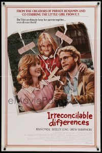 5f070 IRRECONCILABLE DIFFERENCES English 1sh '85 Ryan O'Neal, Shelley Long, young Drew Barrymore!