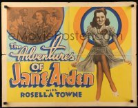 5g011 ADVENTURES OF JANE ARDEN Other Company 1/2sh '39 completely different art of Rosella Towne!