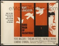 5g042 BIRDMAN OF ALCATRAZ 1/2sh '62 Burt Lancaster in John Frankenheimer's prison classic!