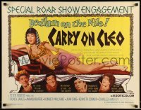 5g065 CARRY ON CLEO 1/2sh '65 English comedy on the Nile, sexy full-length Amanda Barrie!