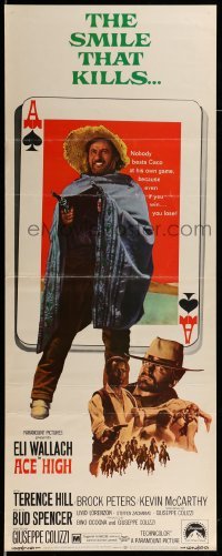 5g510 ACE HIGH insert '69 Eli Wallach, Terence Hill, spaghetti western, ace of spades design!