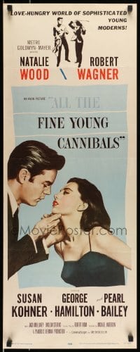 5g519 ALL THE FINE YOUNG CANNIBALS insert '60 art of Robert Wagner about to kiss sexy Natalie Wood