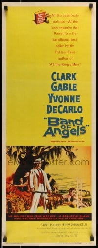 5g536 BAND OF ANGELS insert '57 Clark Gable buys beautiful slave mistress Yvonne De Carlo!