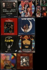 5h048 LOT OF 14 LASER DISCS '80s-90s Papillon, Paper Moon, The Outsiders, Platoon & more!
