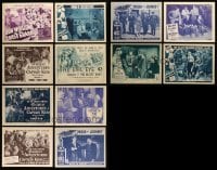 5h199 LOT OF 12 SERIAL LOBBY CARDS '40s-50s great scenes from a variety of serial movies!