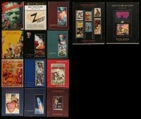 5h010 LOT OF 14 AUCTION CATALOGS '90s-00s images of all of the best movie posters in color!