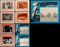 5h055 LOT OF 9 SEXPLOITATION ITEMS '70s great sexy movie scenes with some nudity!