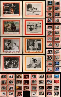 5h050 LOT OF 71 8X10 STILLS GLUED TO 11X14 BACKGROUNDS '70s scenes from a variety of movies!