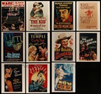 5h066 LOT OF 11 11X14 REPROS OF MOVIE POSTERS '80s great color art from ultra rare posters!