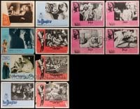 5h198 LOT OF 12 SEXPLOITATION LOBBY CARDS '60s-70s scenes from sexy movies with some nudity!