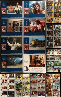 5h140 LOT OF 111 LOBBY CARDS '70s-80s mostly complete sets of 8 cards from 14 different movies!