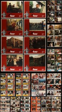 5h139 LOT OF 128 LOBBY CARDS '60s-80s complete sets of 8 cards from 16 different movies!