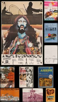 5h003 LOT OF 14 FOLDED NON-U.S. POSTERS '60s-80s great images from a variety of movies!
