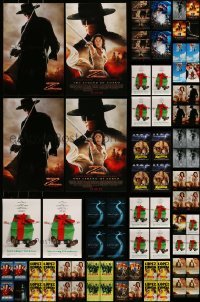 5h462 LOT OF 106 UNFOLDED MINI POSTERS '00s great images from a variety of different movies!