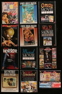 5h014 LOT OF 12 BRUCE HERSHENSON SOFTCOVER MOVIE BOOKS '90s-00s color poster images!