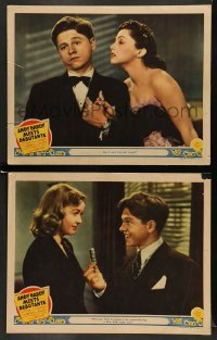 5j898 ANDY HARDY MEETS DEBUTANTE 2 LCs '40 Mickey Rooney, Ann Rutherford, Cecilia Parker!