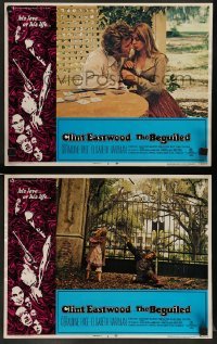 5j904 BEGUILED 2 LCs '71 Clint Eastwood & Geraldine Page, directed by Don Siegel!